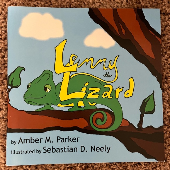 Lenny the Lizard by Amber M. Parker. Children’s Book. - Picture 2 of 3